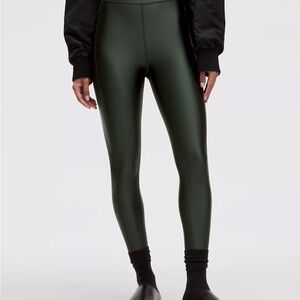 Athleta NEW Women's Elation Sheen Tights 7/8 Length Cypress Green Size XS